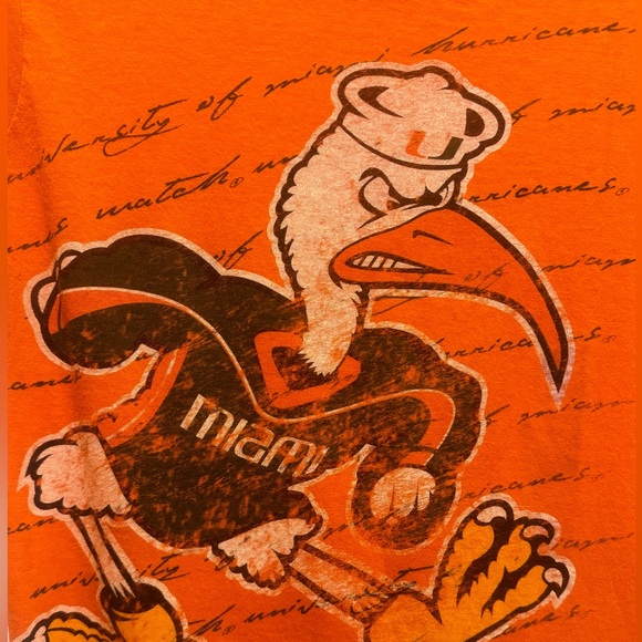 Miami Hurricanes Women’s Tee 🧡💚 - Picture 1 of 3